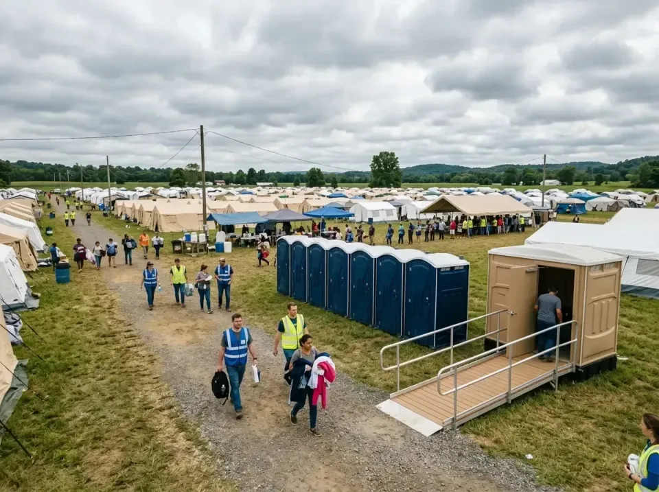 disaster-relief-camp-restrooms-010 — frequently asked questions, Dumpster & Portable Bathrooms Rental in Crestwood, MO
